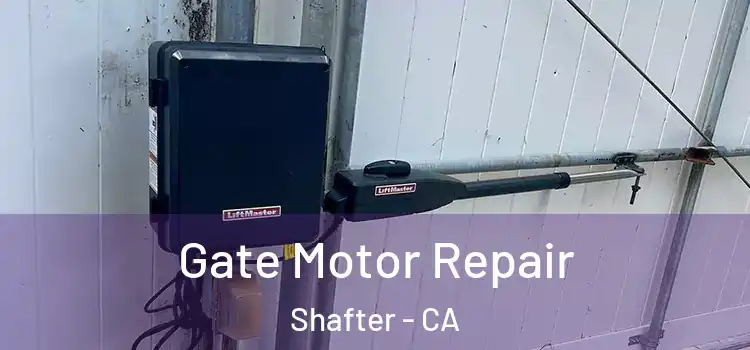 Gate Motor Repair Shafter - CA